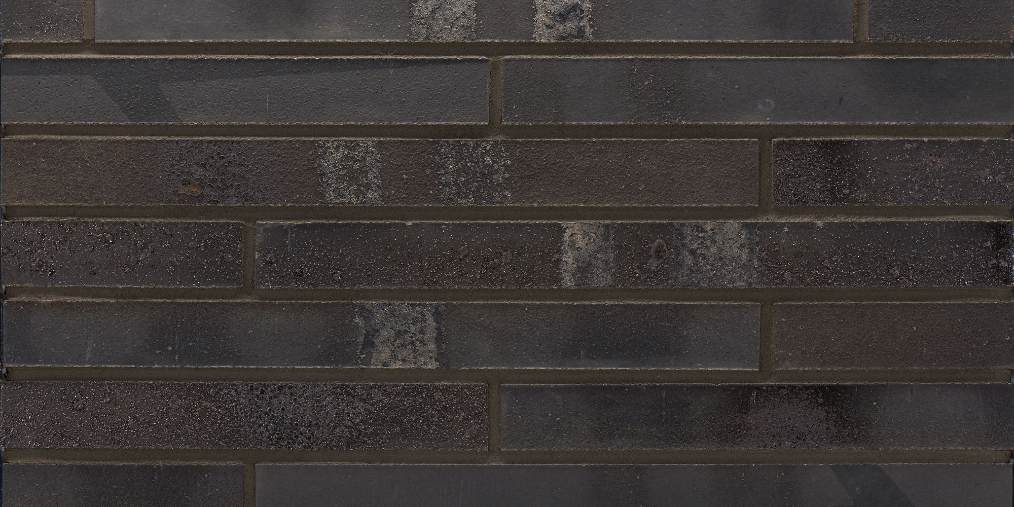 Клинкерная плитка Stroeher Brickwerk Eisenschwarz 8140.S650, ригельная 590×52×12 мм