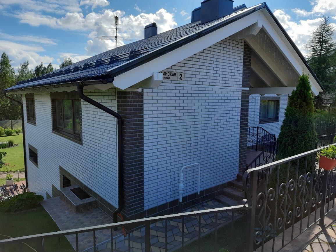 Scandiano Flat Bianco 245X66х7,4 мм Клинкерная фасадная плитка под кирпич облицовочная, белая