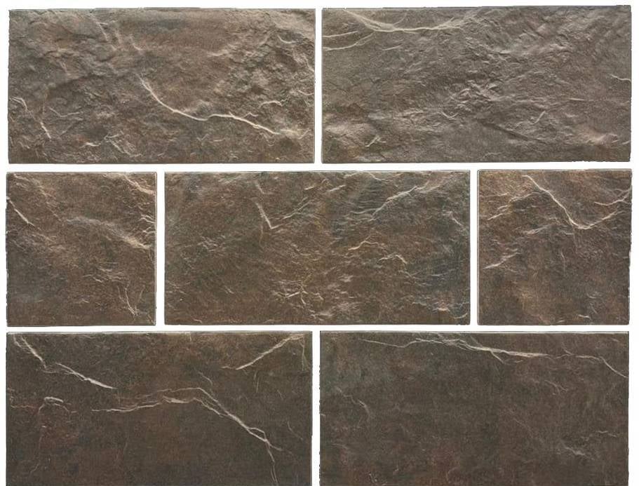 Облицовочная плитка Terra TERRABIG Brown крупный формат под камень — архитектурная серия для фасада и интерьера