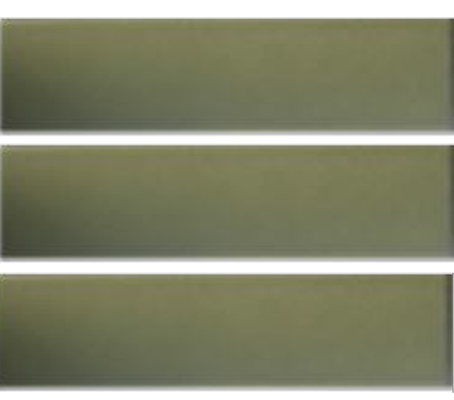 №25 Глазурованная Фасадная плитка Клинкерная облицовочная под кирпич 283х84х13,5 мм цвет зеленый RAL