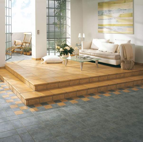 Клинкерная Плитка напольная противоскользящая Stroeher KERAPLATTE ROCCIA 834 giallo 240*115*10 мм