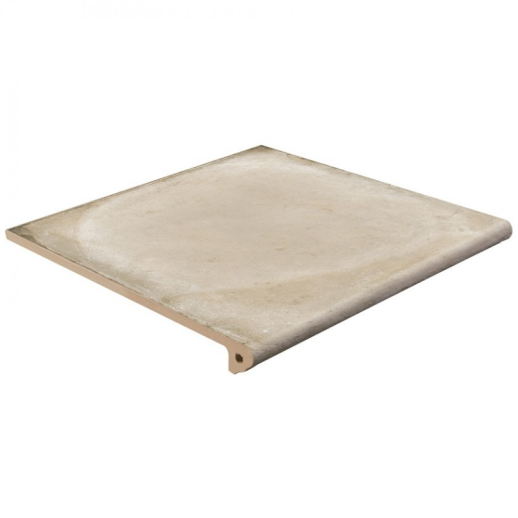 Alhamar BLANCO Exagres 330*330*12 мм, клинкерная ступень флорентинер- с капиносом, противоскользящая