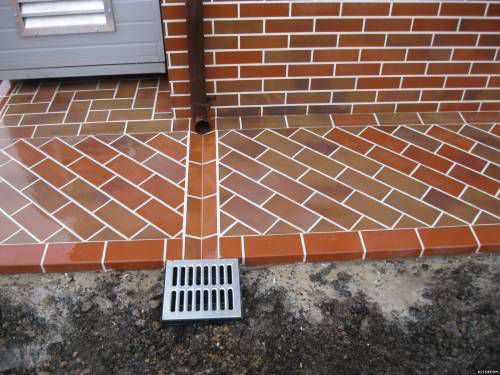 Клинкерная Плитка напольная противоскользящая EURAMIC CLASSIC 345 naturrot bunt 240*240*12 мм