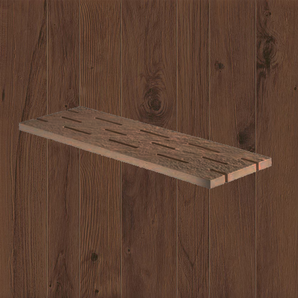 Тротуарная плитка Дерево Lastra. Спец. Элемент- Решетка 20x60 Фрейм Оак \ Frame Oak Griglia 200х600х20мм