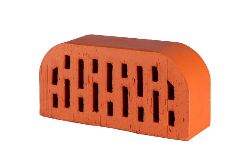 Lode JANKA F14 гладкий, 250*120*65 мм, Кирпич фигурный пустотелый  красный