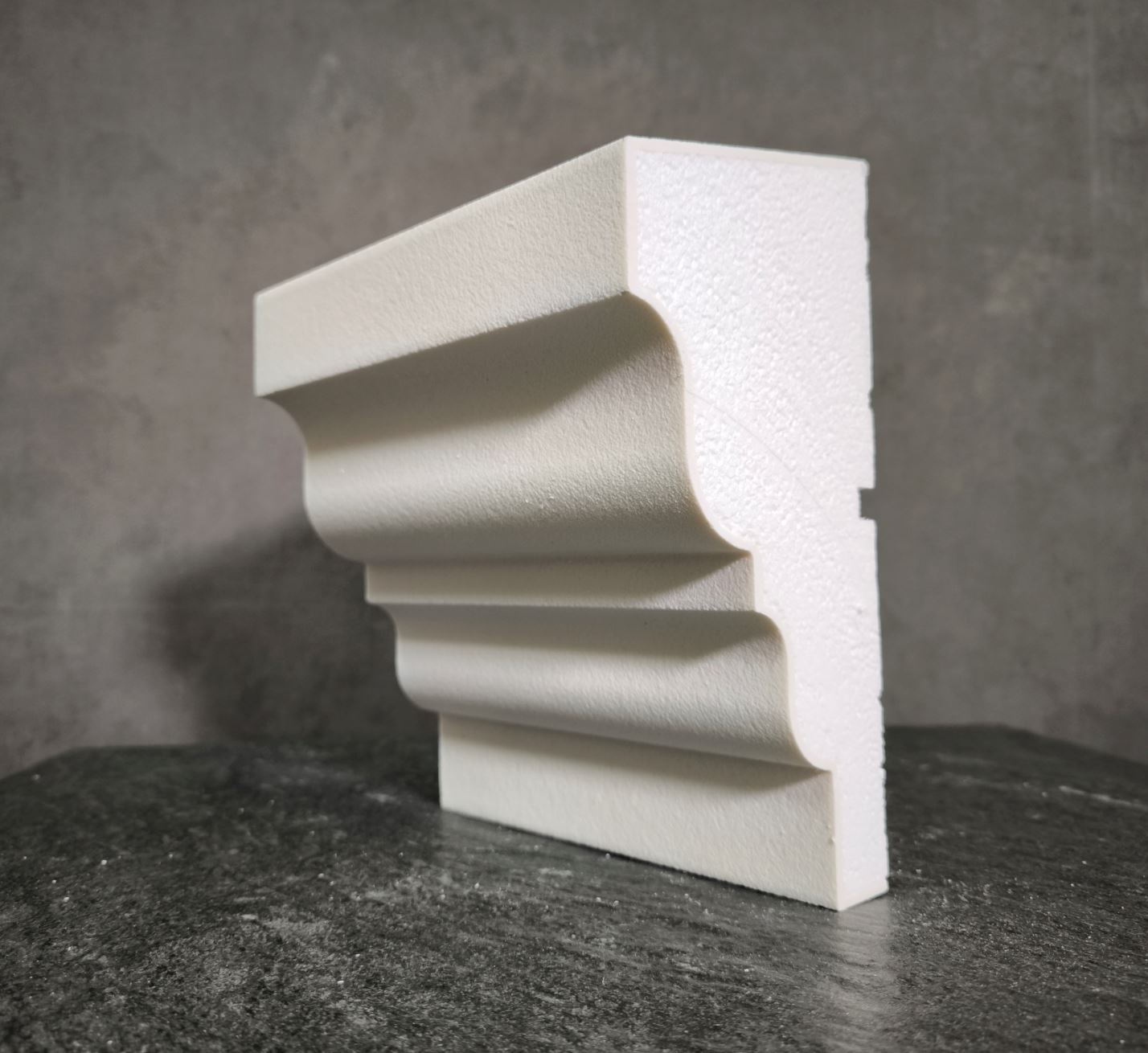 ПОДОКОННИК для Фасада и Интерьера - лепнина, декор из пенополистирола ПВ-235/1 235*115*2000 мм