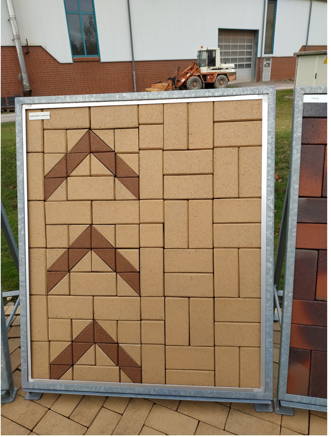 Тротуарная плитка клинкерная ABC Lederfarben nuanciert (Ледерфарбен нуанкиерт) 200*100*20 мм