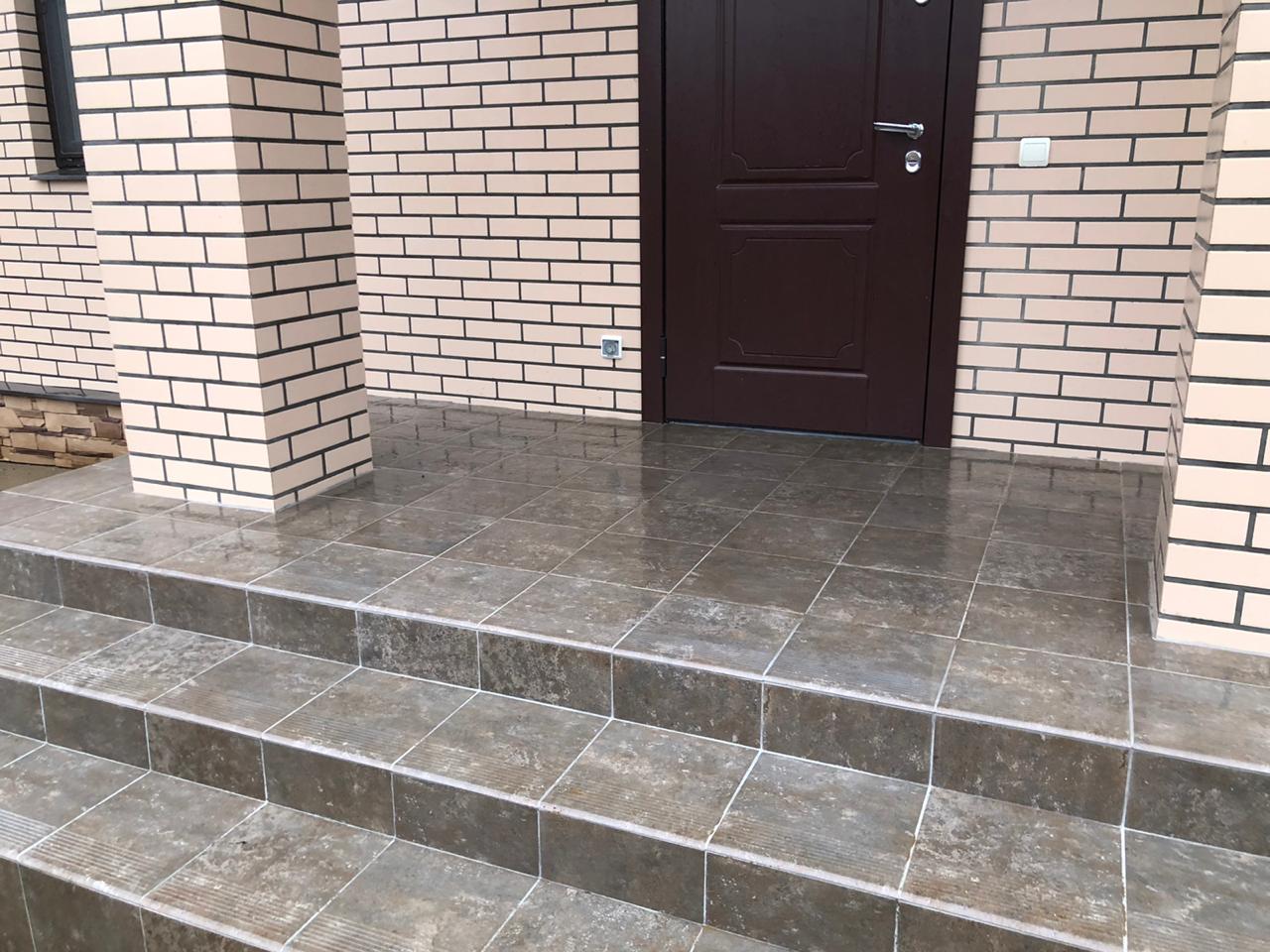 Ilario Braun угловая клинкерная ступень с насечками 300x300x11 мм