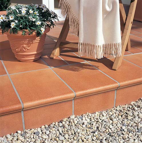 Клинкерная Плитка напольная противоскользящая Stroeher KERAPLATTE DURO 804 bossa 240*115*10 мм