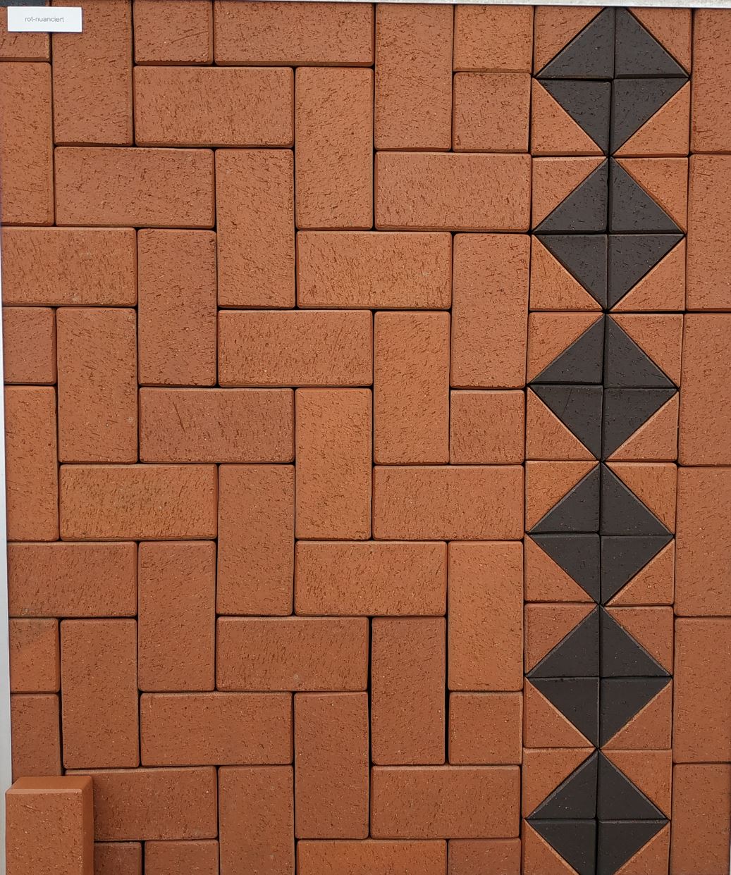 Тротуарная плитка / брусчатка Клинкерная ABC Rot-nuanciert (Рот-нуанкиерт), 200*100*40 мм