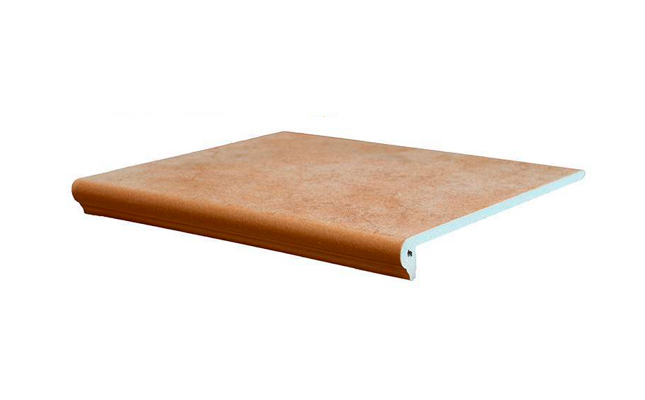 Клинкерная ступень флорентинер противоскользящая плитка Interbau Nature Art Terra braun, 360*320*9,5 мм