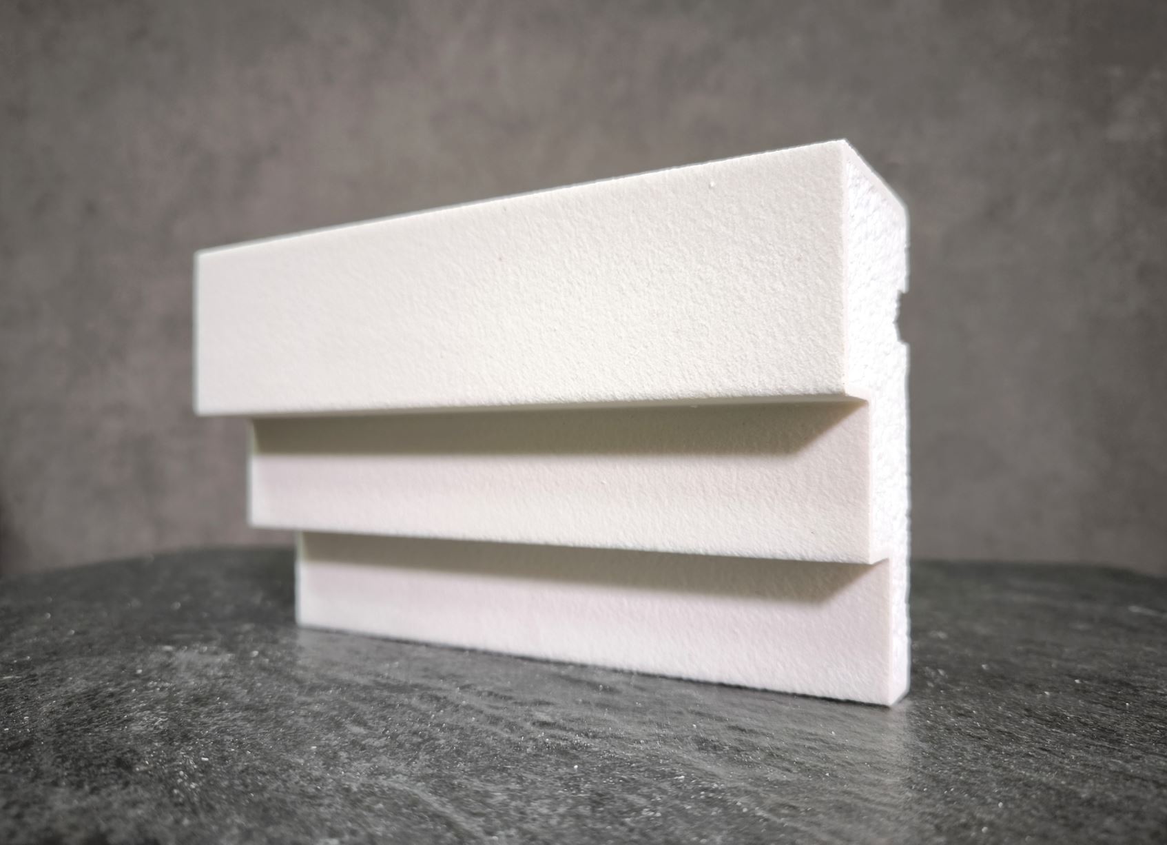 Молдинг для фасада - лепнина, декор из пенополистирола МВ-120/6 120*60*2000 мм