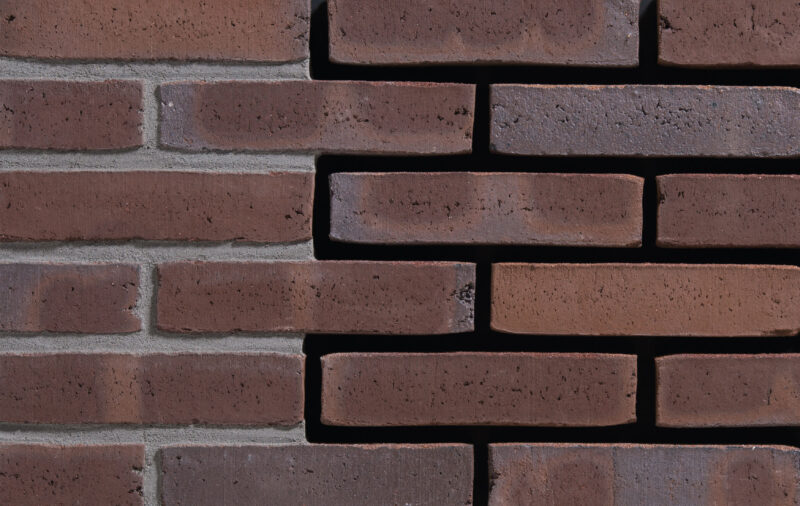 Iroko WF 210х24х50 мм, Фасадная и Интерьерная Плитка ручной формовки под кирпич Engels baksteen