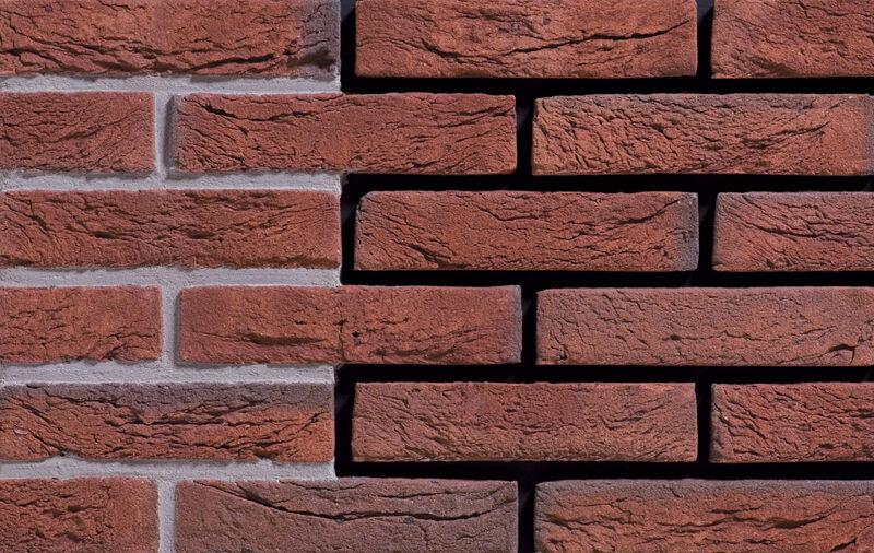 Rosso bont WF 209х24х50 мм, Фасадная и Интерьерная Плитка ручной формовки под кирпич Engels baksteen