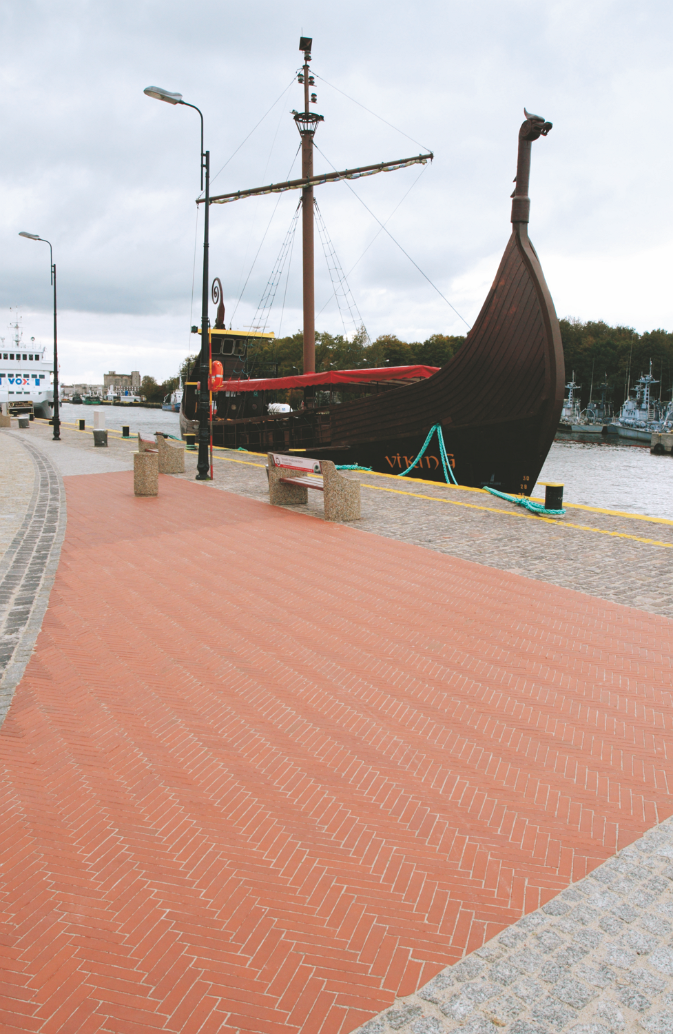 Тротуарная плитка / брусчатка Клинкерная красная LHL klinker  KAHARI 200*100*52 мм