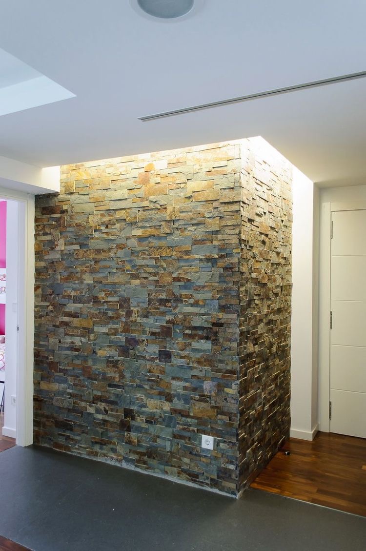 Сланец Цветной 350*180*10\12 мм, натуральный камень для фасада и интерьера BD