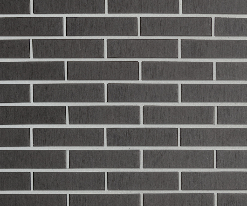 Кирпич клинкерный облицовочный темно-серый, Lode SATURN (штрих) штриховая, 250*85*65 мм