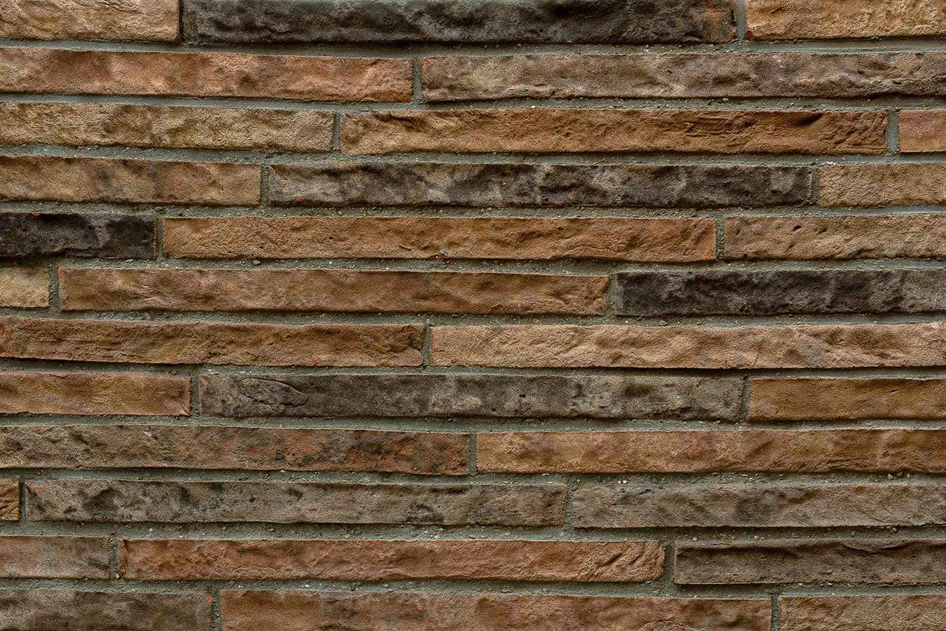 Донские Зори Печора LS029 475*85*40 мм, Ригельный Кирпич ручной формовки облицовочный