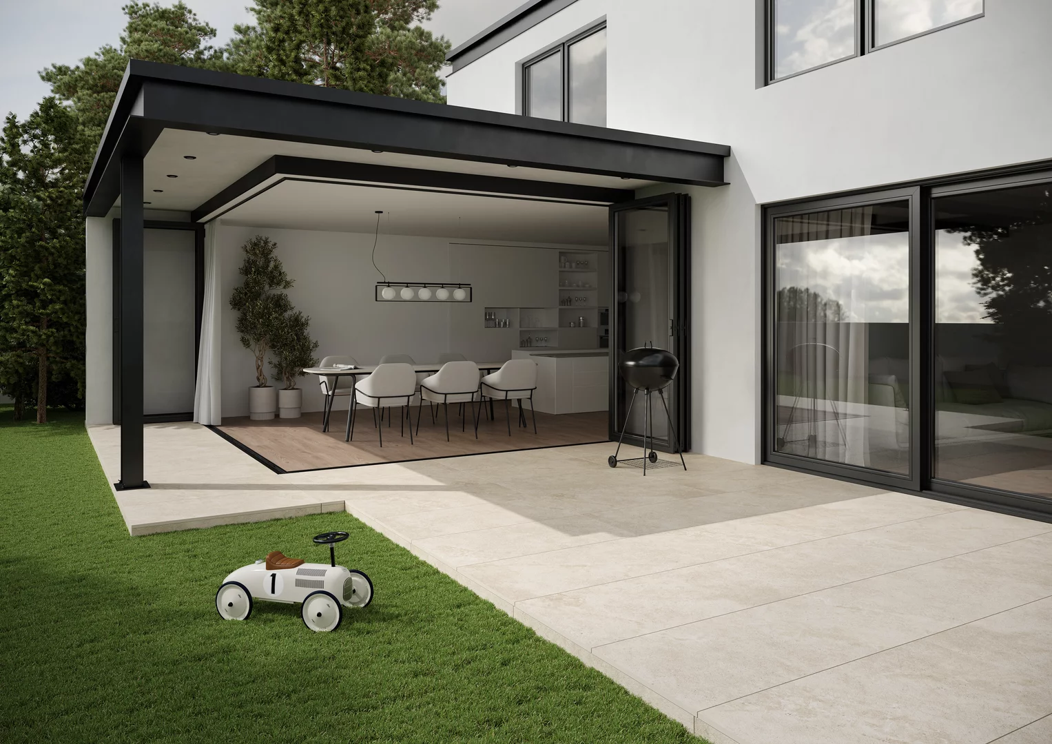 Authority Beige Gres 595*895*20 мм тротуарная плитка уличная, противоскользящая, керамогранитная Paradyz