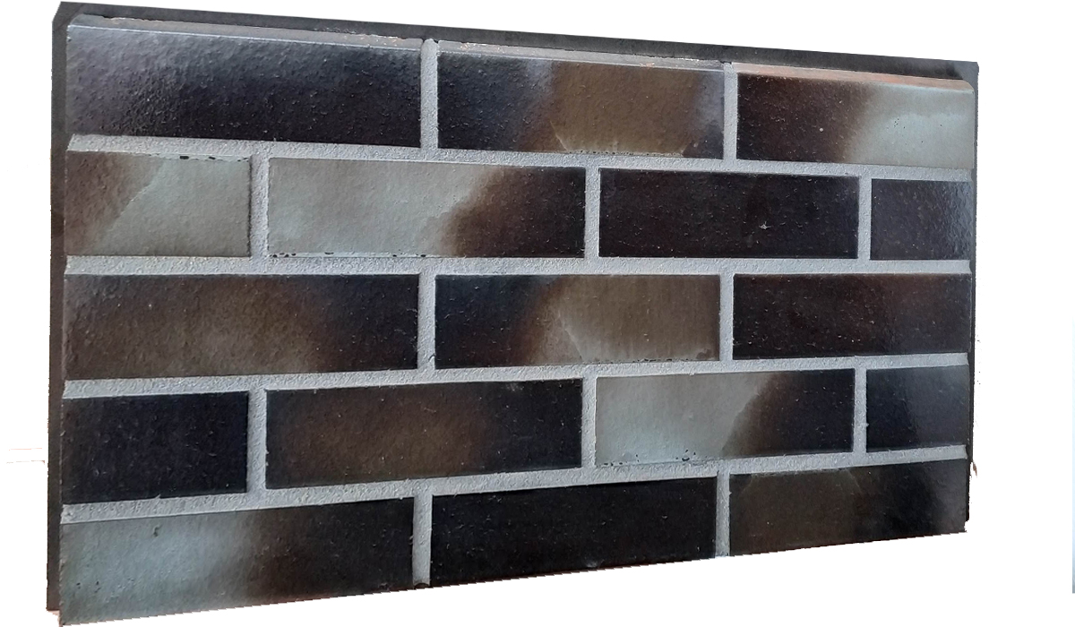 PRO-20-10 Клинкерная фасадная плитка под кирпич ral 8019 240x71x10 мм