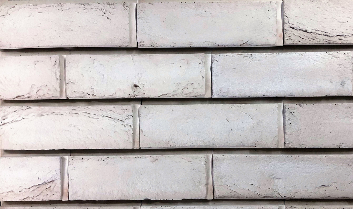 Эдинбург-2 Плитка под кирпич для навесного вент фасада с расшивкой шва  210X65X20 мм искусственный камень