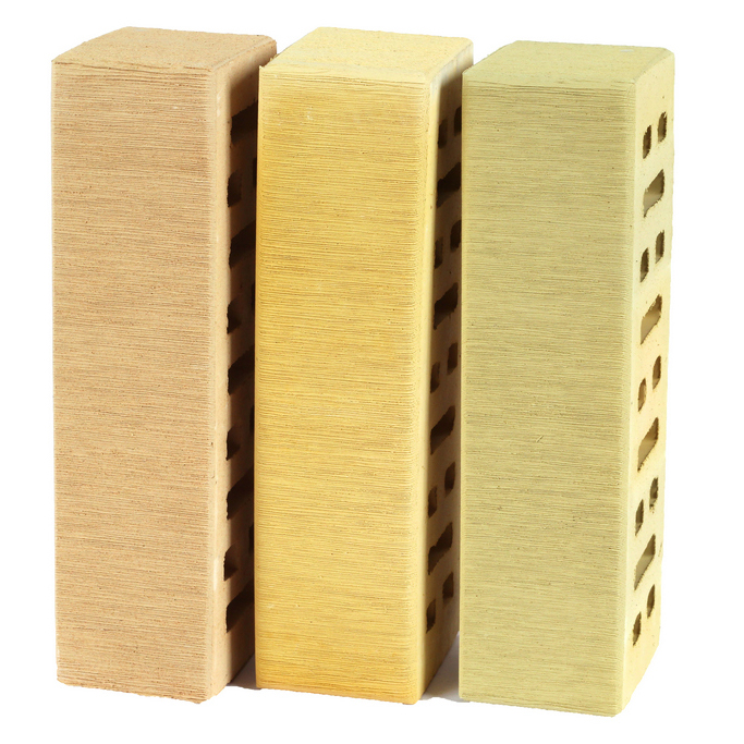 Lode ASA AUSTRA штриховой, 250*85*65 мм, Печной Кирпич керамический пустотелый, желтый пестрый