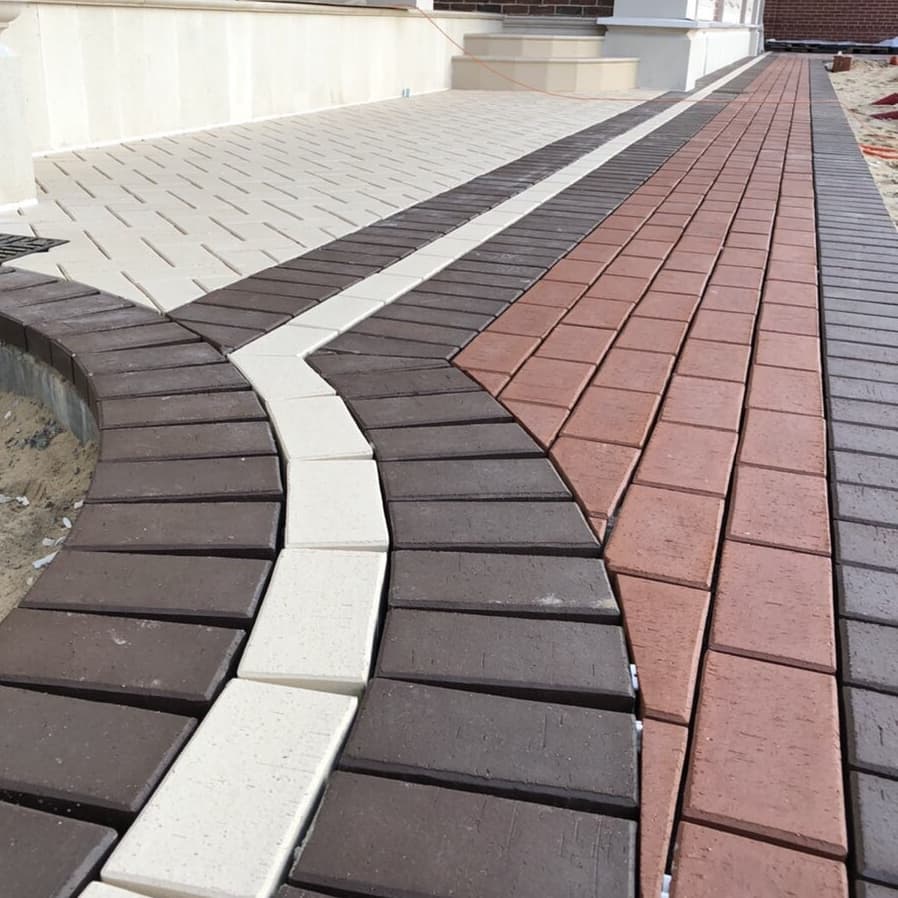 Тротуарная плитка / брусчатка Клинкерная ЛСР Бонн 200*100*50 мм