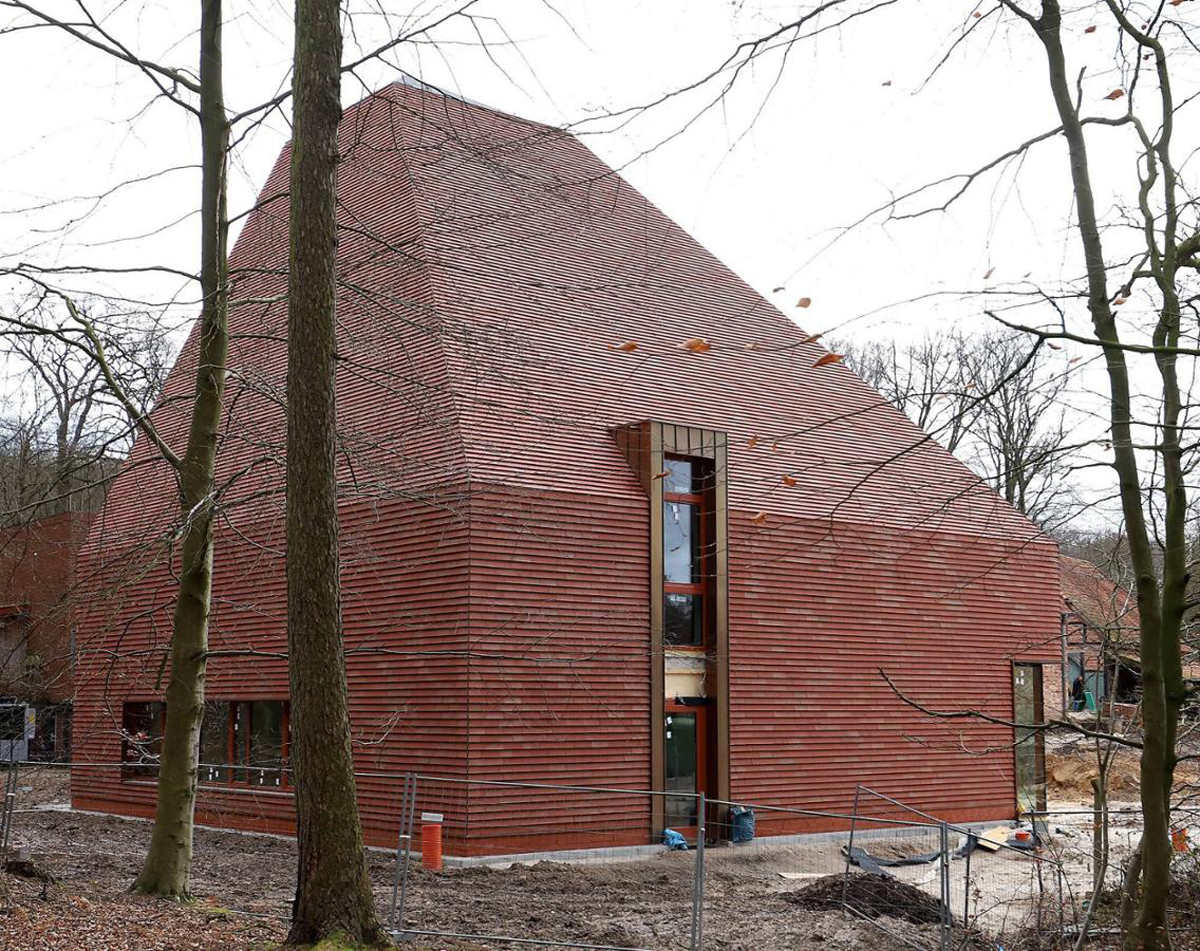 NORDIC Rot schwarz-besandet 365x250x30x14, ABC Клинкерная плитка для навесного вент Фасада и Кровли