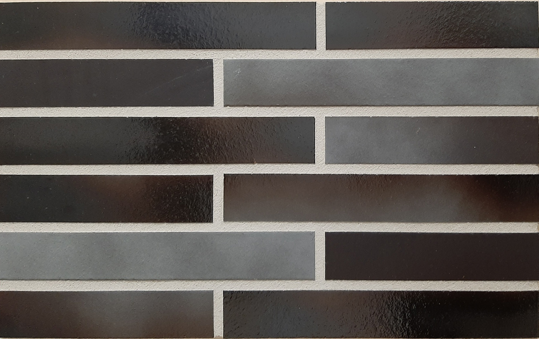 Atlantis KohleBrand Schieferstruktur 365x52x10 мм, ABC Клинкерная фасадная плитка под кирпич ригельная Langformat