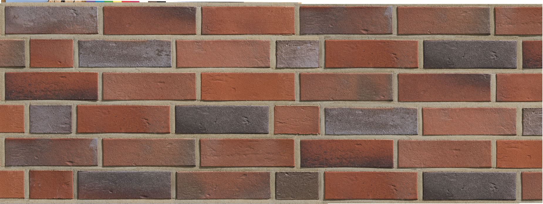 Кирпич облицовочный Клинкерный ABC 1051 Oldenburg rot-bunt genarbt-besandet NF 240*115*71 мм