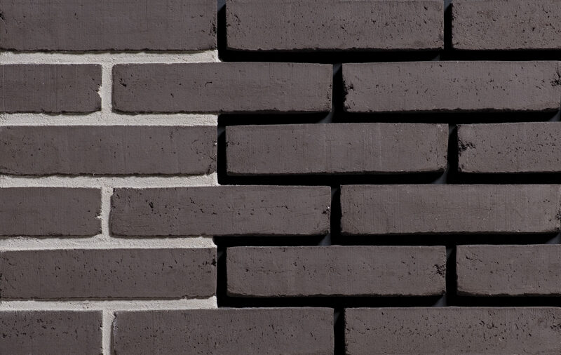 Grafiet WF 210х24х50 мм, Фасадная и Интерьерная Плитка ручной формовки под кирпич Engels baksteen