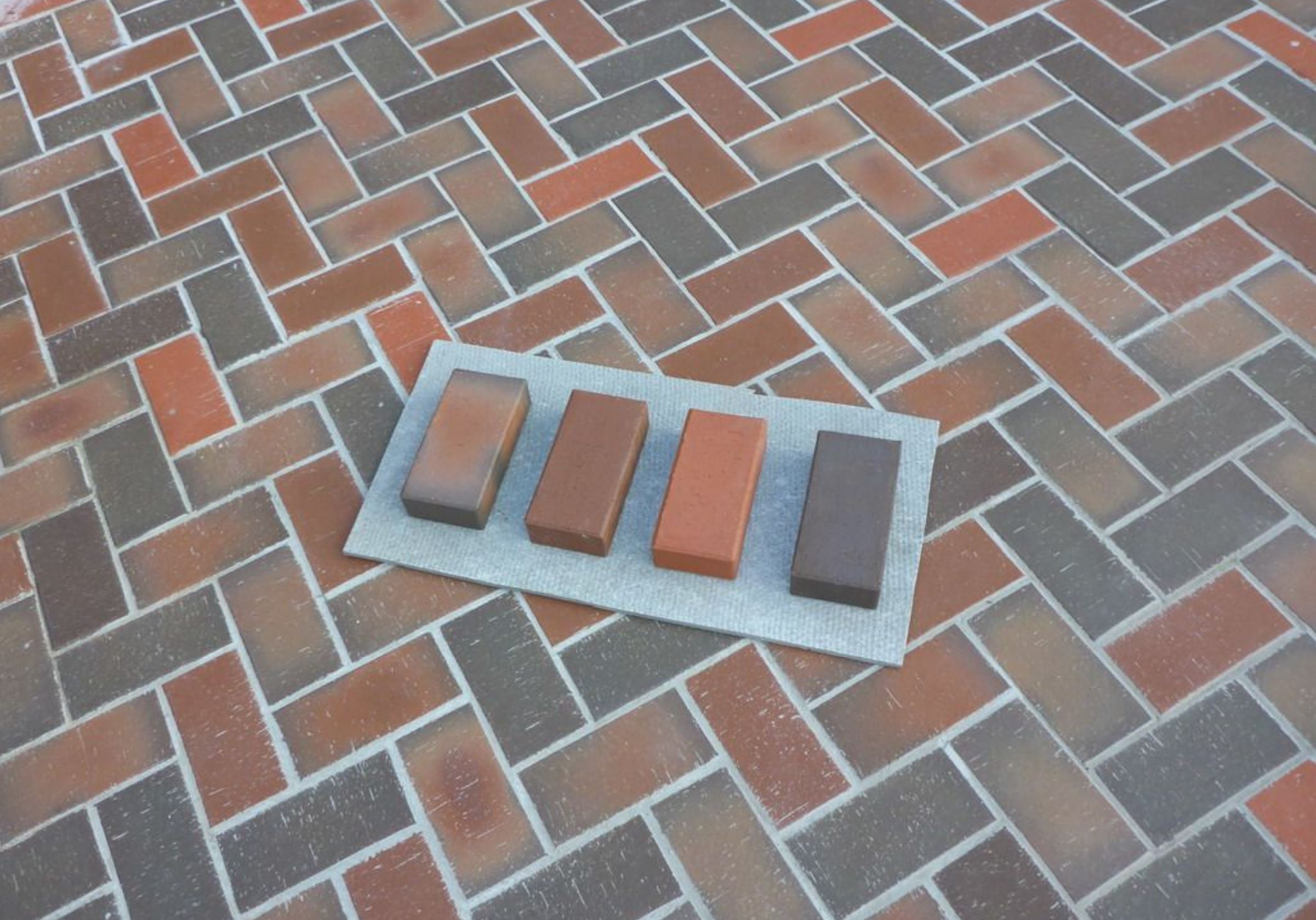 Тротуарная плитка / брусчатка Клинкерная ЛСР MIX-1 200*100*50 мм