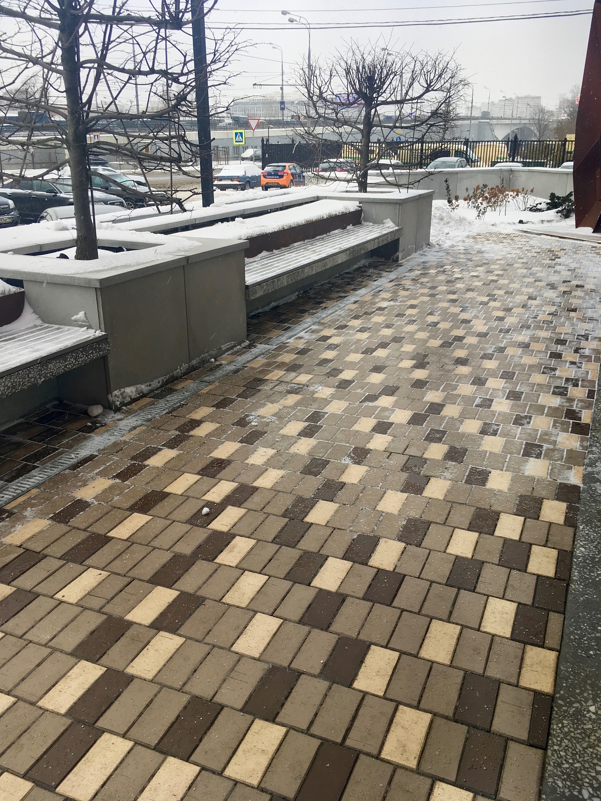 Тротуарная плитка / брусчатка Клинкерная ЛСР (RAUF Design) коричневый "Мюнхен" 200*100*50 мм