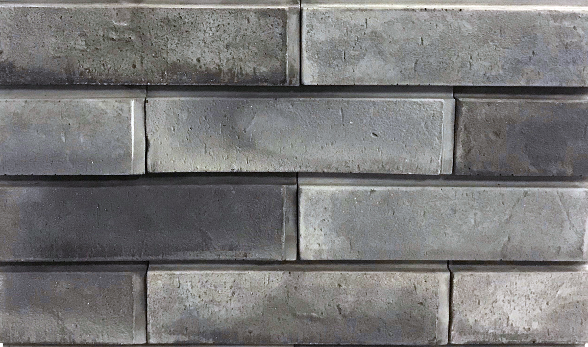 Боркум-3 Плитка под кирпич для навесного вент фасада с расшивкой шва  250X65X20 мм искусственный камень