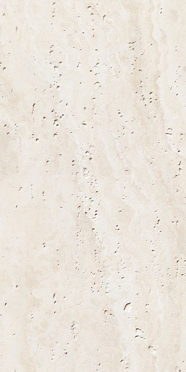 Rome Travertine Andes White (белый травертин с лёгкой каменной фактурой) — гибкий камень 1200×600 мм