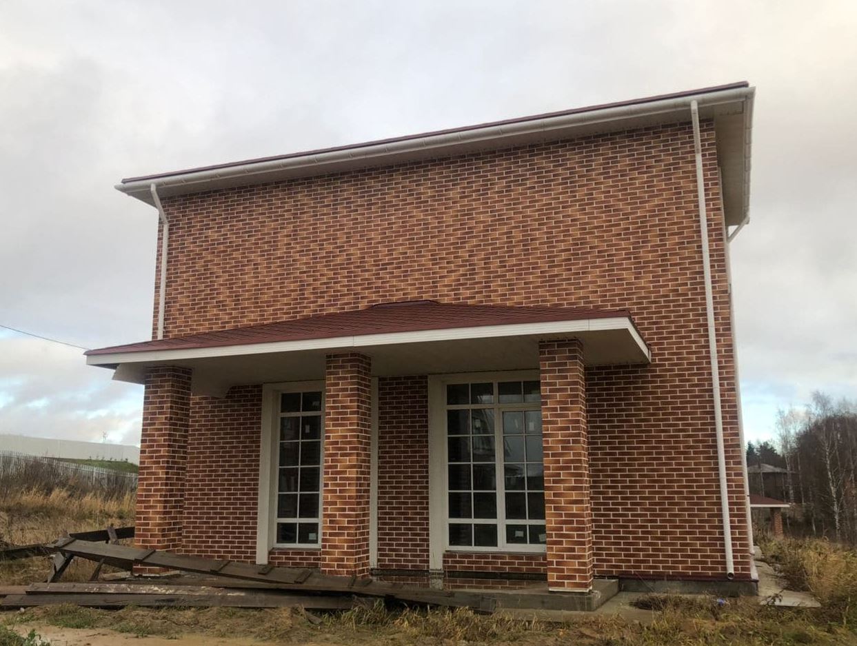 Aquarius Brown 245X66х7,4 мм Клинкерная фасадная плитка под кирпич облицовочная желтая