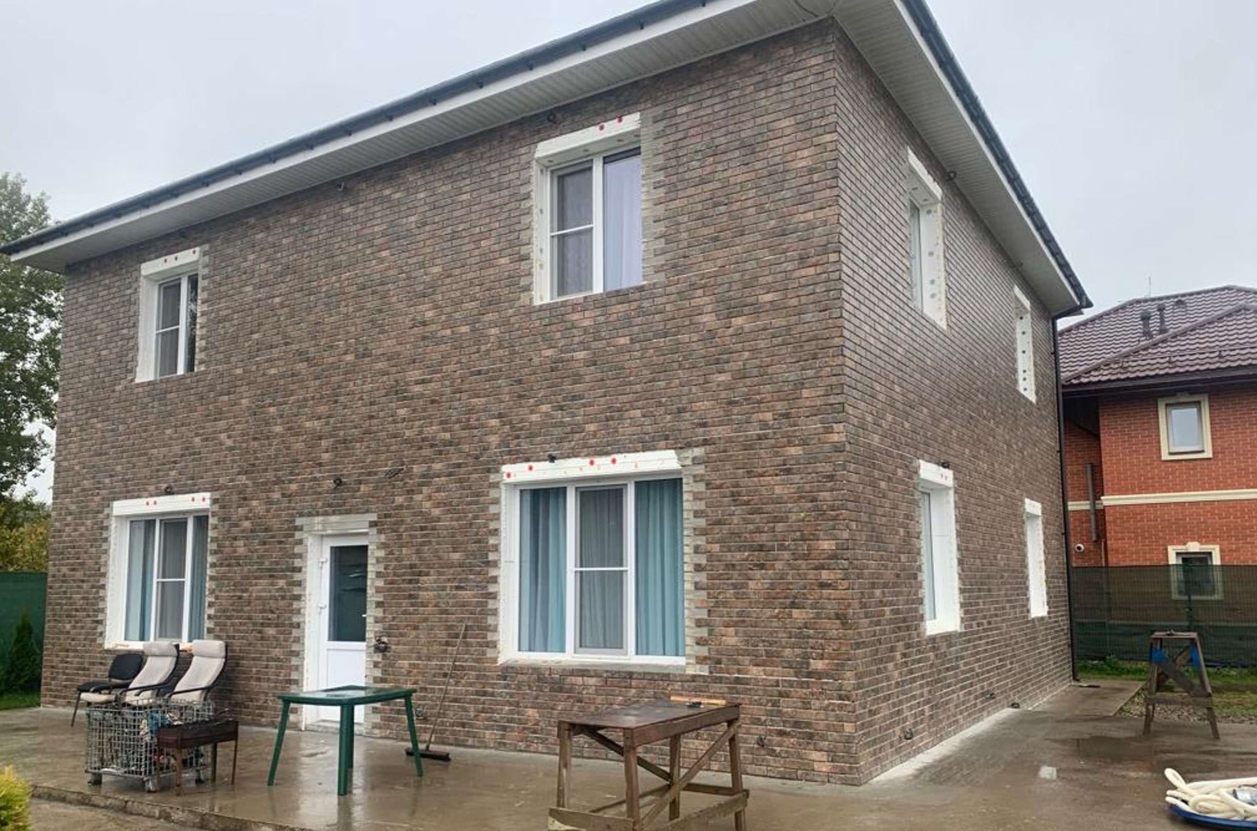 Arteon Brown 245X66х7,4 мм Клинкерная фасадная плитка под кирпич облицовочная,черная