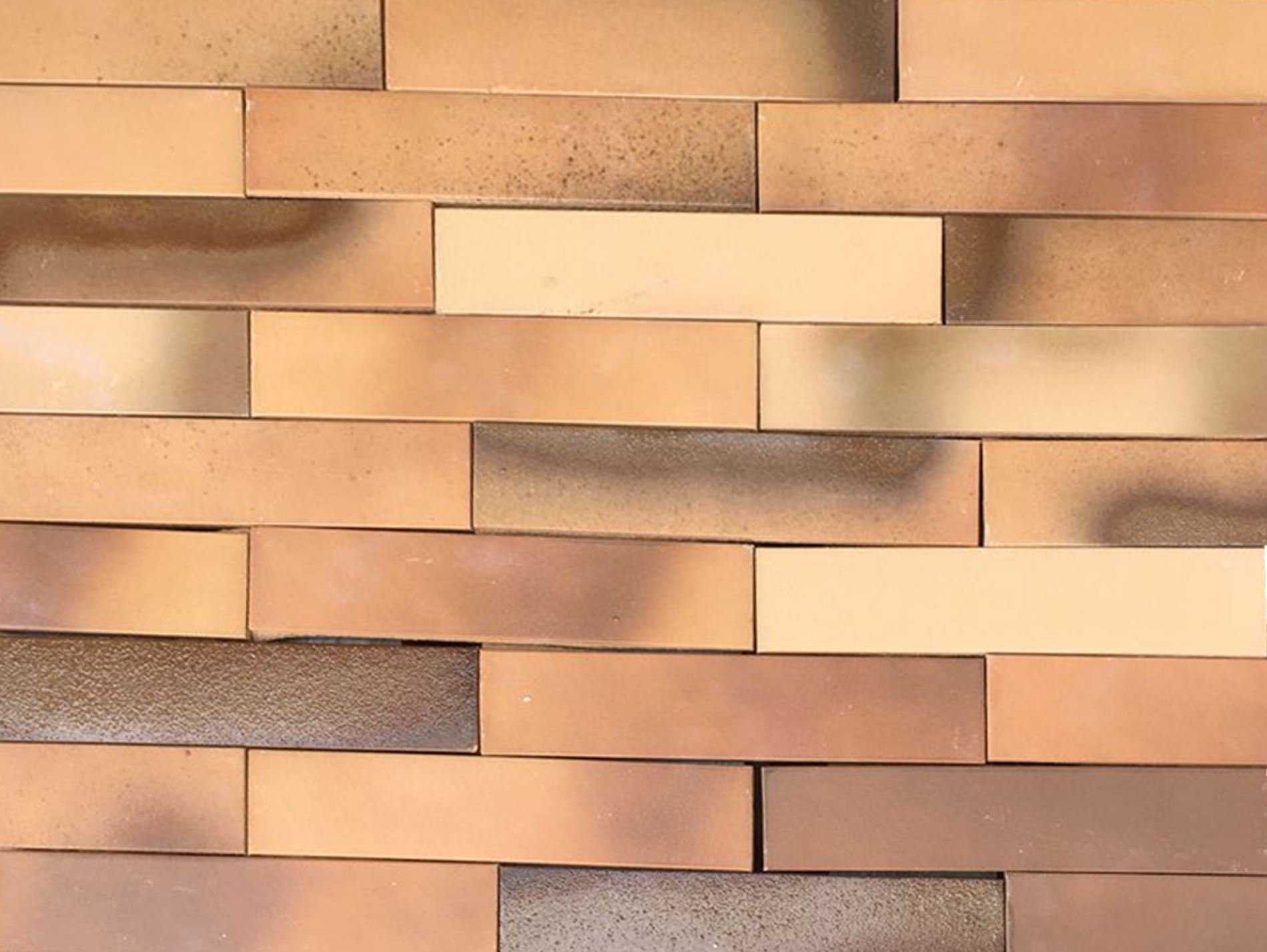 Клинкерная Плитка для Вентилируемых фасадов с расшивкой шва ABC Желтая №9026 240*71*14 мм