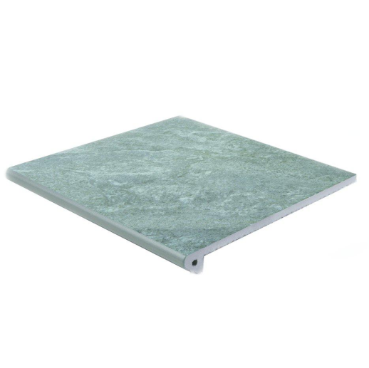 Petra GRIS Exagres 330*330*12 мм, клинкерная ступень флорентинер- с капиносом, противоскользящая