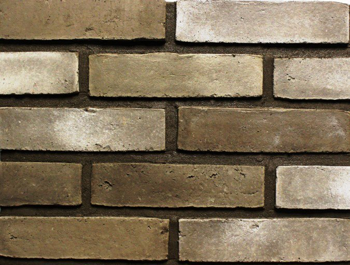 Амстердам-5 Плитка под кирпич для навесного вент фасада с расшивкой шва  210X50X20 мм искусственный камень