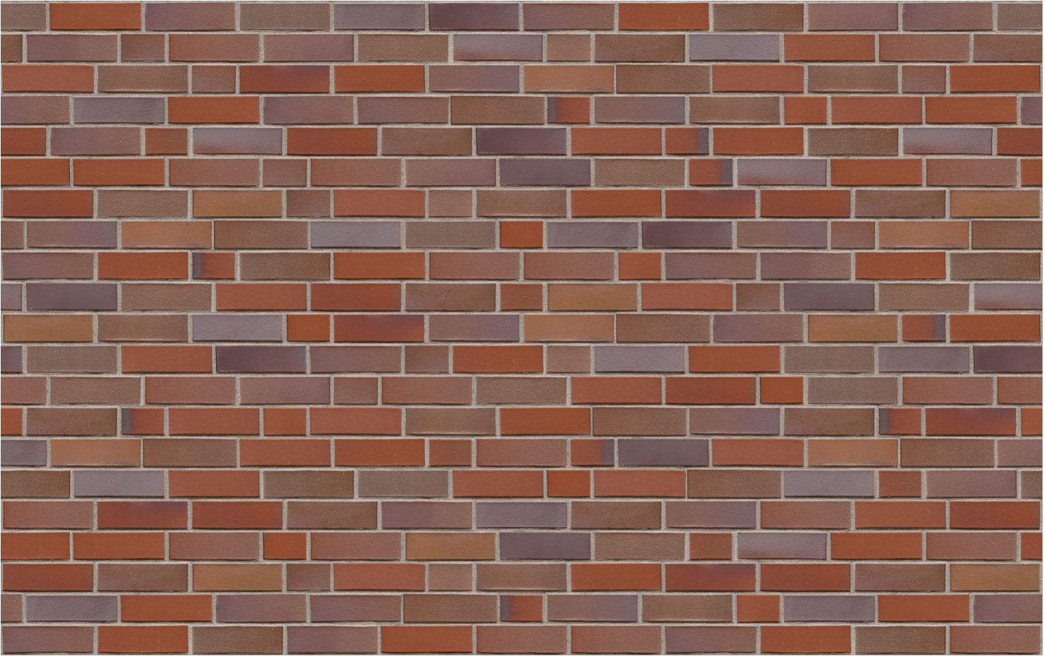 Кирпич облицовочный Клинкерный ABC 5554 Bevergern blau-bunt glatt 55NF 240*71*55 мм