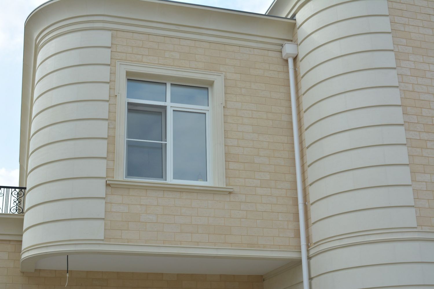 Фасадная облицовочная декоративная плитка травертин-вилла 13