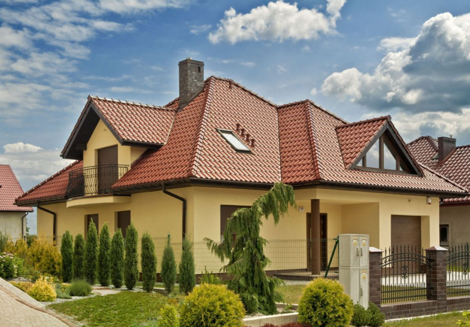 Керамическая черепица рядовая Roben MONZAplus каштановый глянцевый ангоб