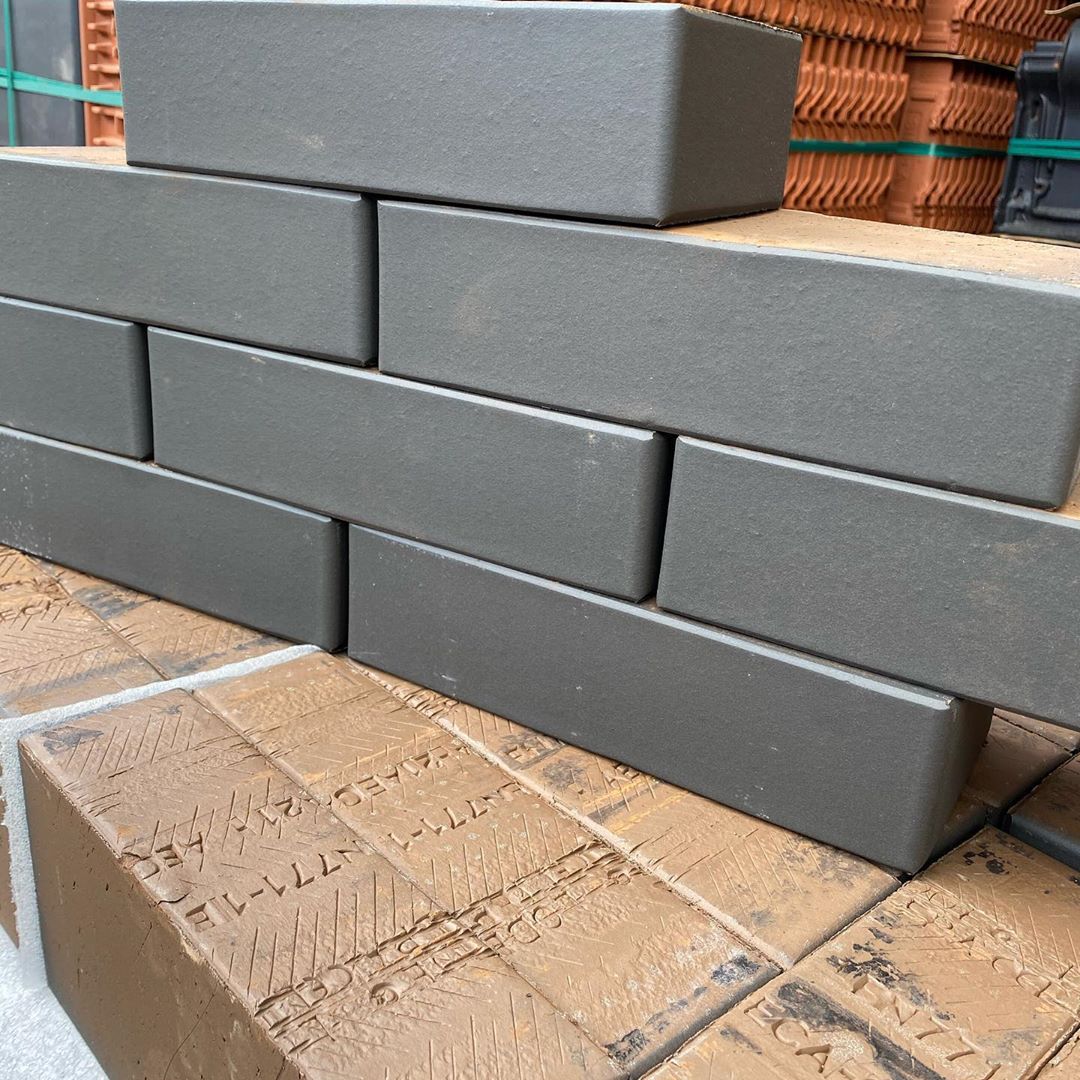 12.871100L Lode SATURN гладкий, 250*120*65 мм, Печной Полнотелый Кирпич керамический темно-серый