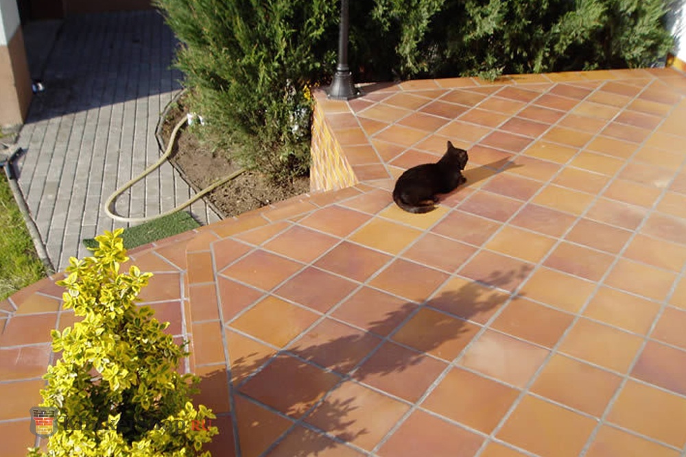 Плитка напольная противоскользящая Клинкерная Stroeher KERAPLATTE TERRA 307 wheat 240*115*10 мм