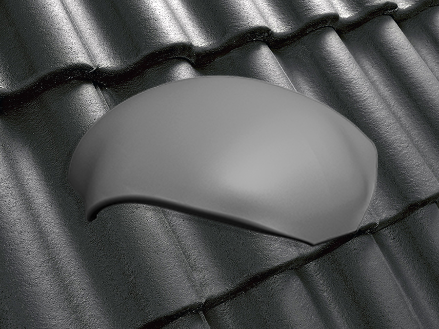 Y-образная черепица натуральная цементно-песчаная Classic черный 20, Kriastak Baltic tile