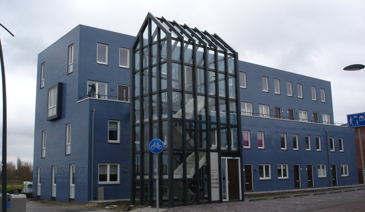 Фасадная Термопанель из пенополистирола ППС 60 мм с Клинкерной Глазурованной плиткой Dunkelblau 350, 240*71*10 мм