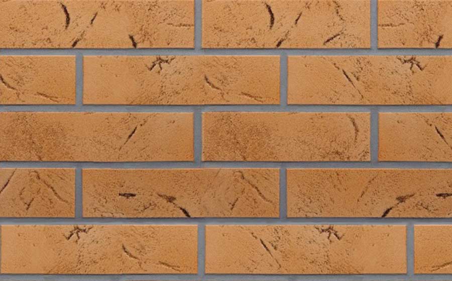 Фасадная Термопанель из пенополистирола ППС 60 мм с клинкерной плиткой Antik Sandstein 240*71*8 мм