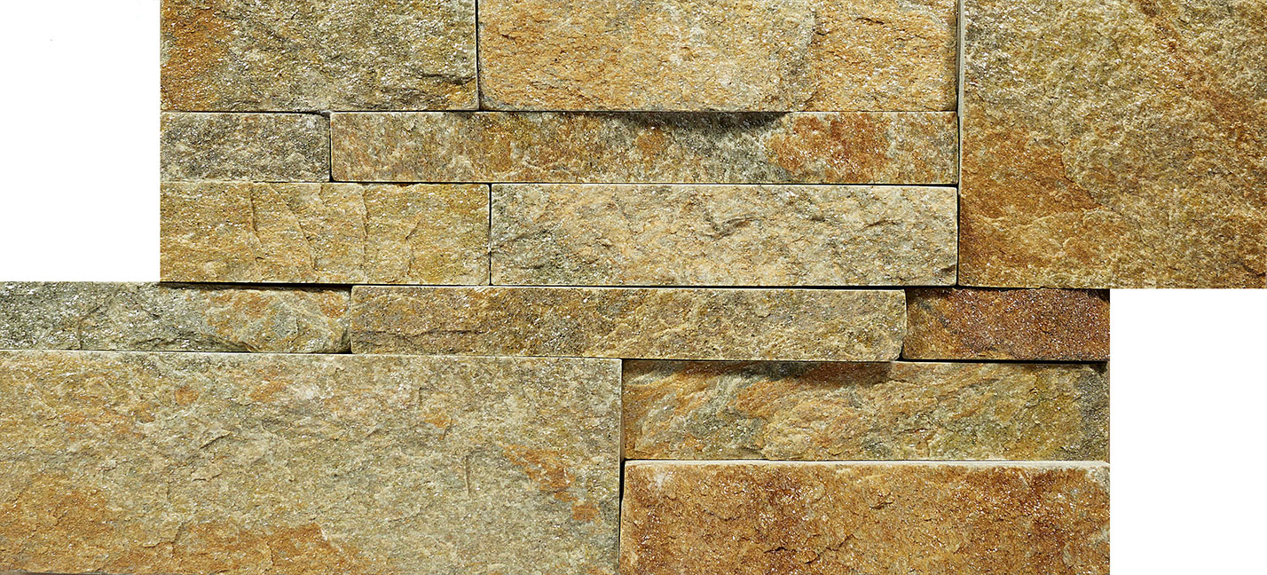 Кварцит Цветной 350*180*10\12 мм, натуральный камень для фасада и интерьера BD