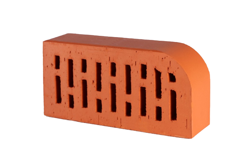 Lode JANKA F15 гладкий, 250*120*65 мм, Кирпич фигурный пустотелый  красный